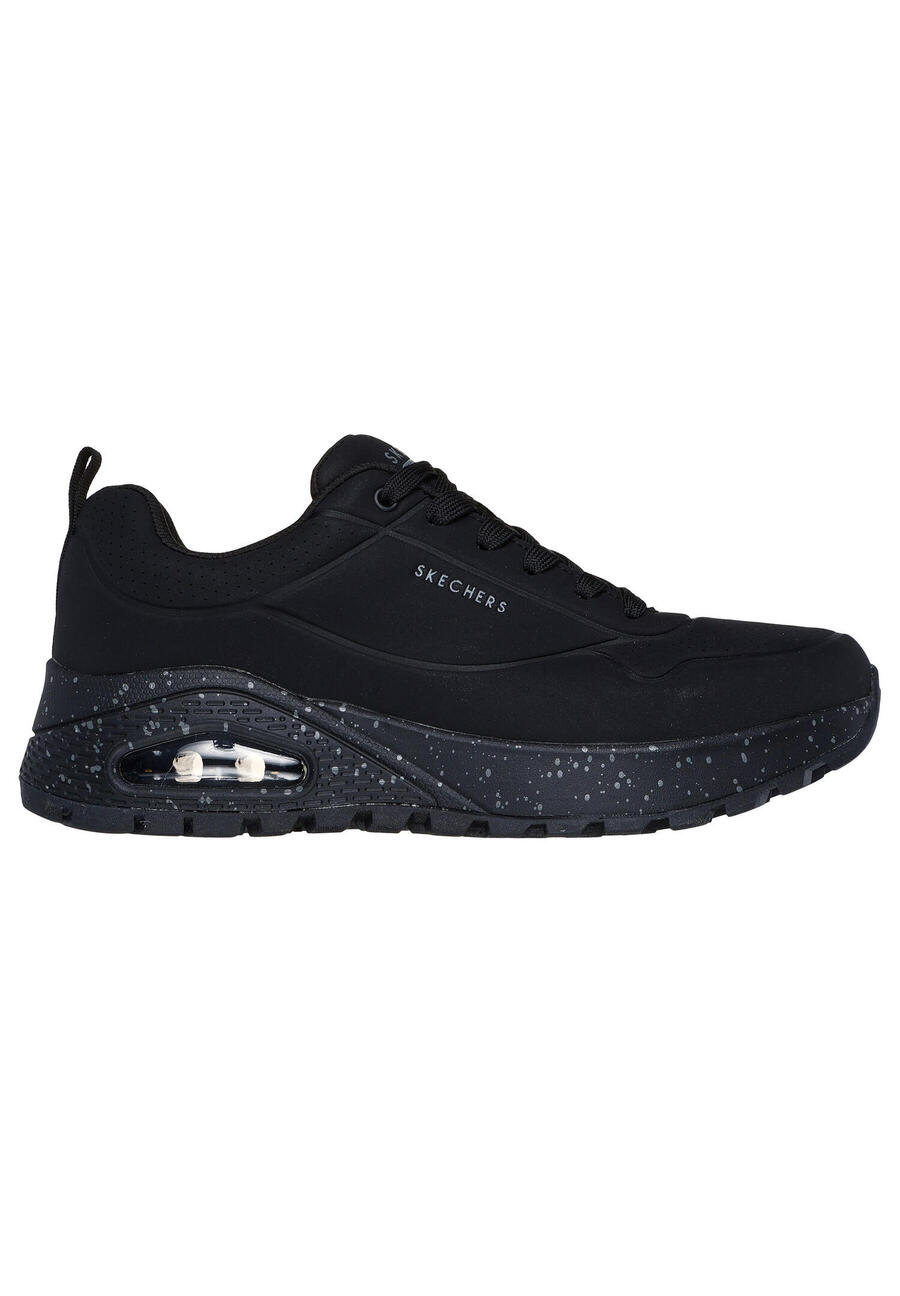 Мужские кроссовки Skechers UNO RUGGED - WATERPROOF 183048 BBK чёрные — фото 3