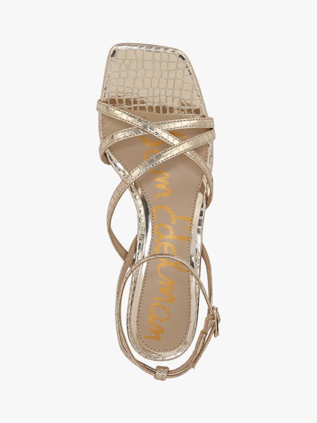 Босоножки на ремешках из натуральной кожи whitley на блочном каблуке Sam Edelman, цвет Jute — фото 3