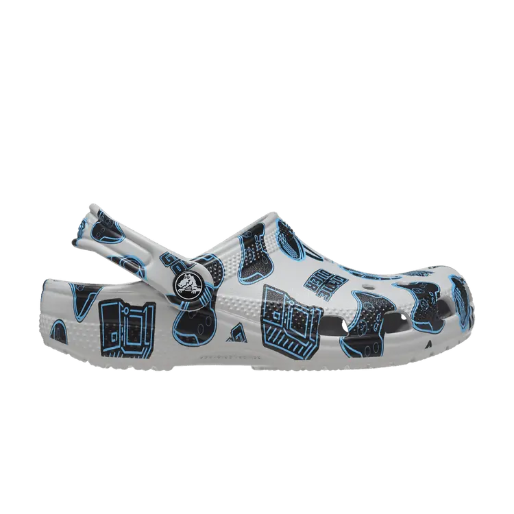 

Кроссовки Crocs Classic Clog Kids Game Over, белый