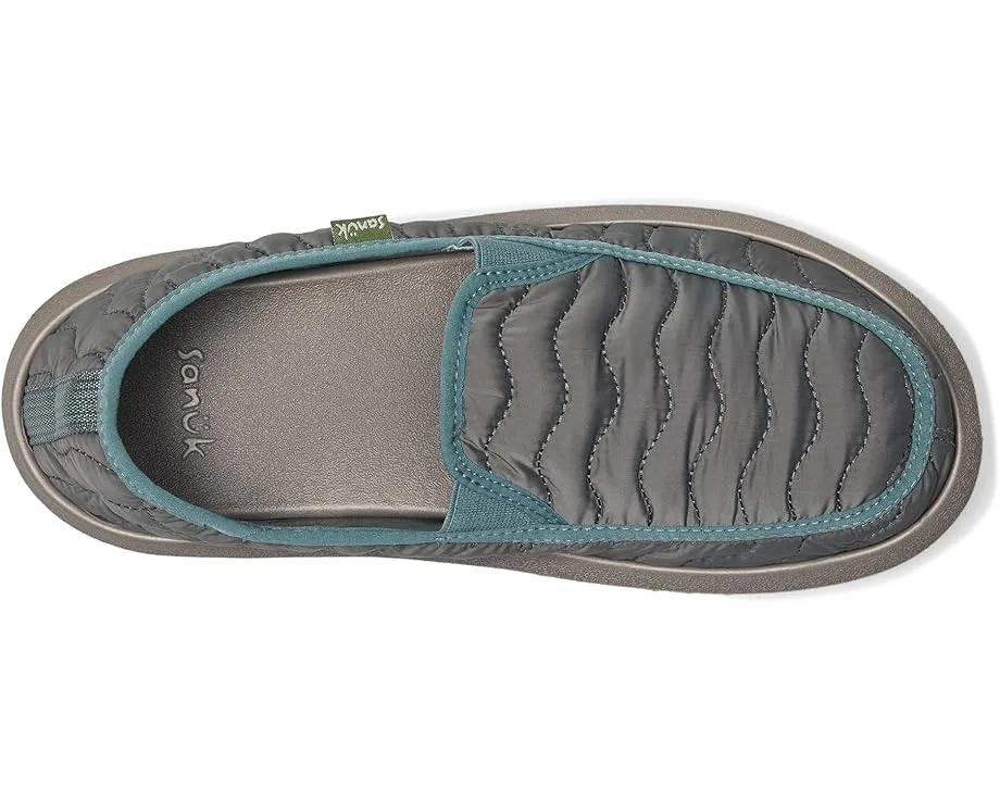 Кроссовки Sanuk Donny Quilted, Blue Grey — фото 2
