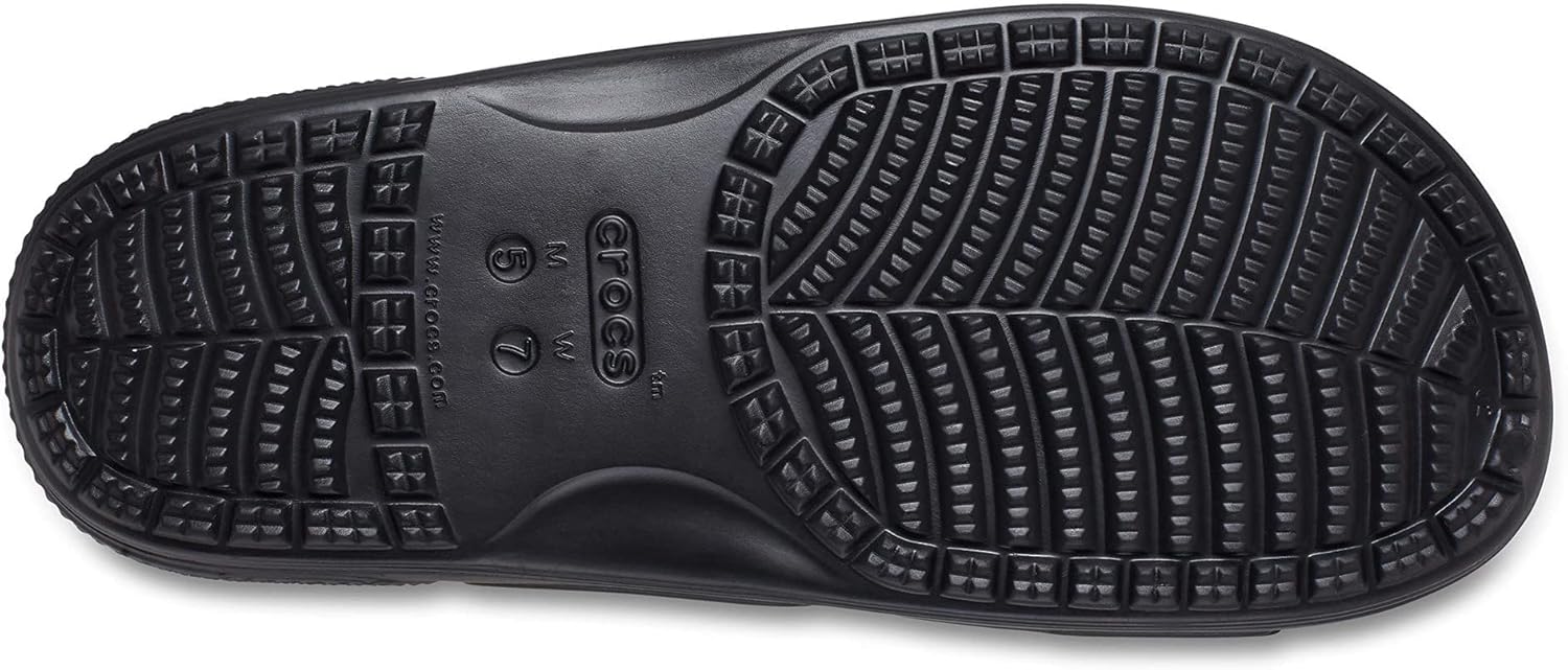 Сандалии Crocs Unisex Classic для взрослых с двумя ремешками, черный — фото 3