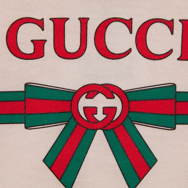 Футболка GUCCI для малышей, светло-розовая — фото 4