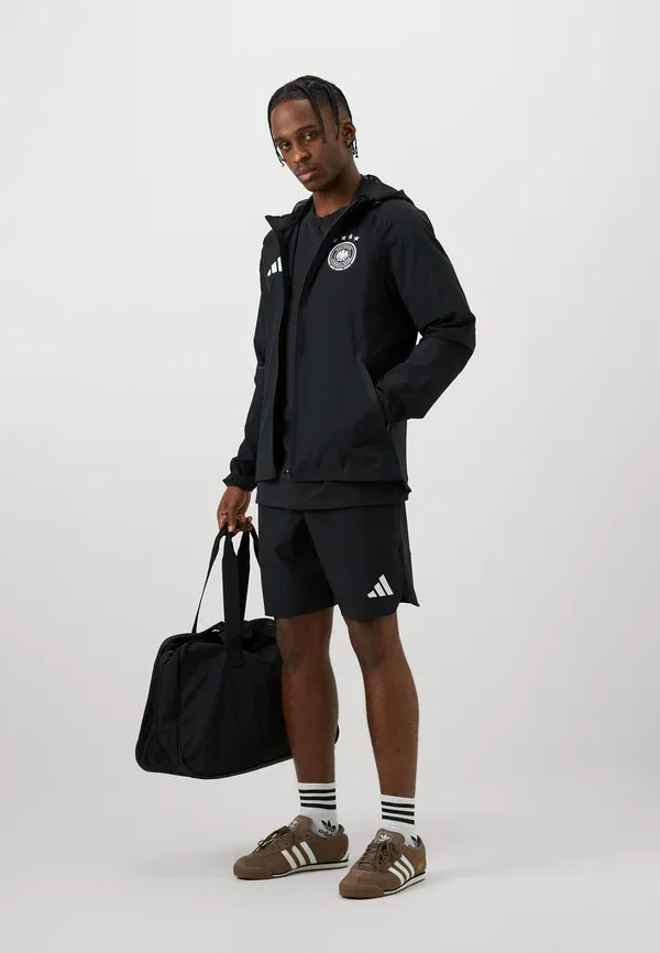 Толстовка Adidas Performance Deutschland DFB Tiro Travel Full Zip National Team Wear, черный — фото 2