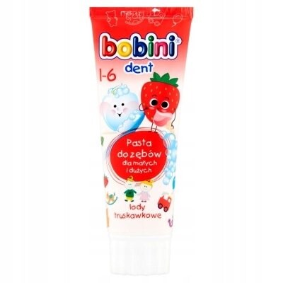 

Зубная паста для детей от 1 года, 75 мл Bobini, Global Cosmed