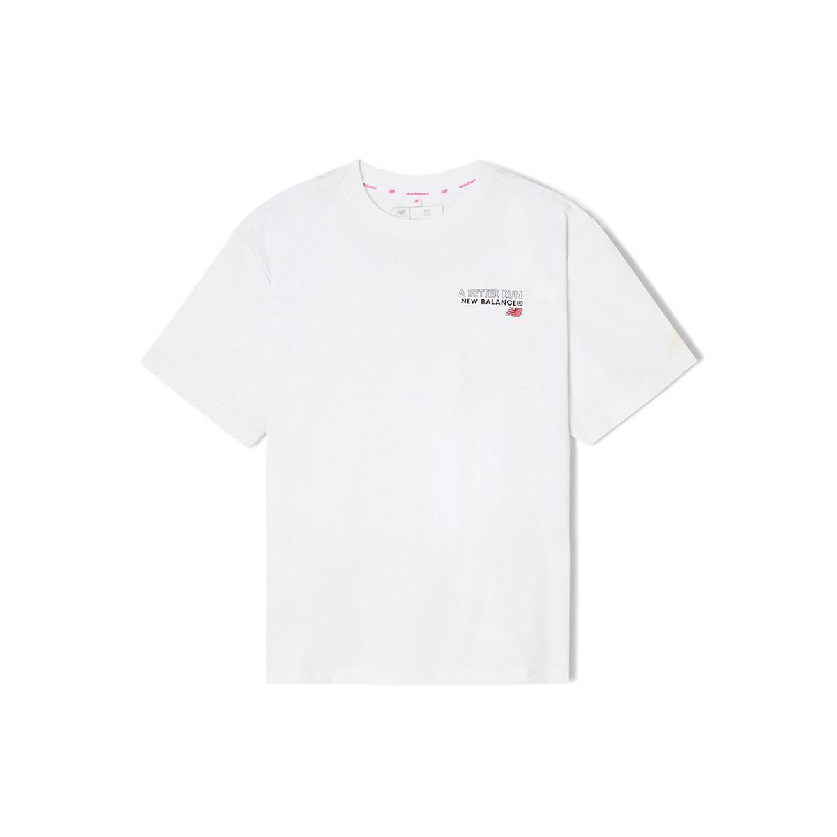

New Balance Футболка унисекс белая FW24