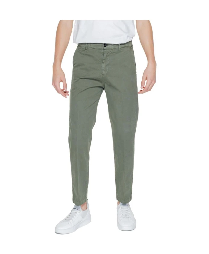 

Зеленые хлопковые брюки чинос Liu Jo, зеленый