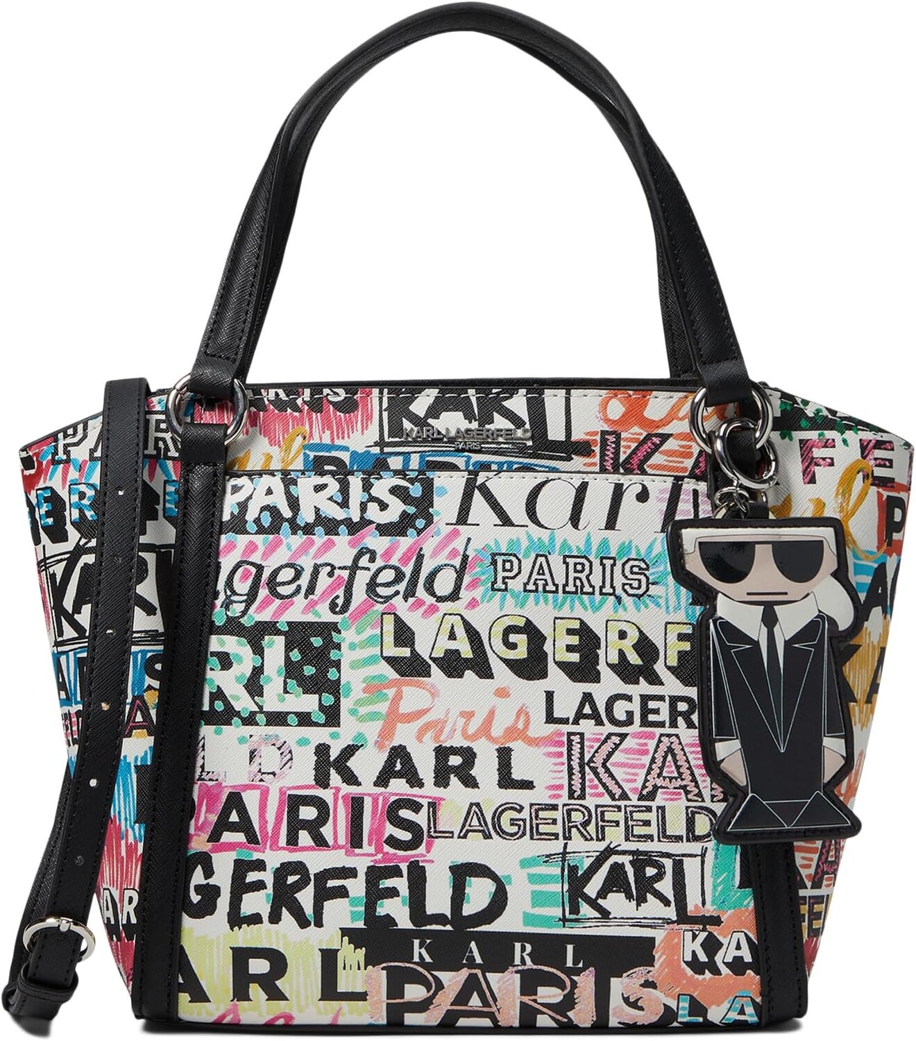 

Сумка Karl Lagerfeld Paris Iris Tote, цвет Logo Explosion