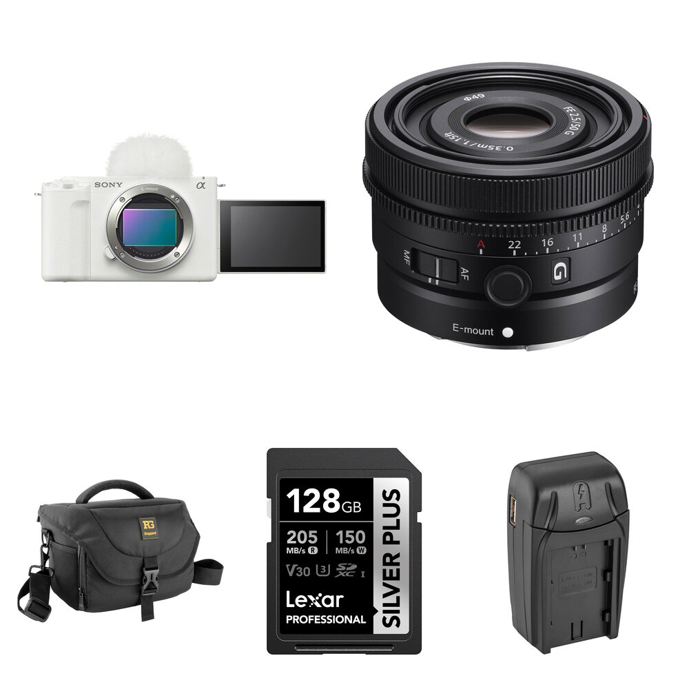 

Беззеркальная камера Sony ZV-E1 Mirrorless Camera with 50mm f/2.5 Lens and Basic