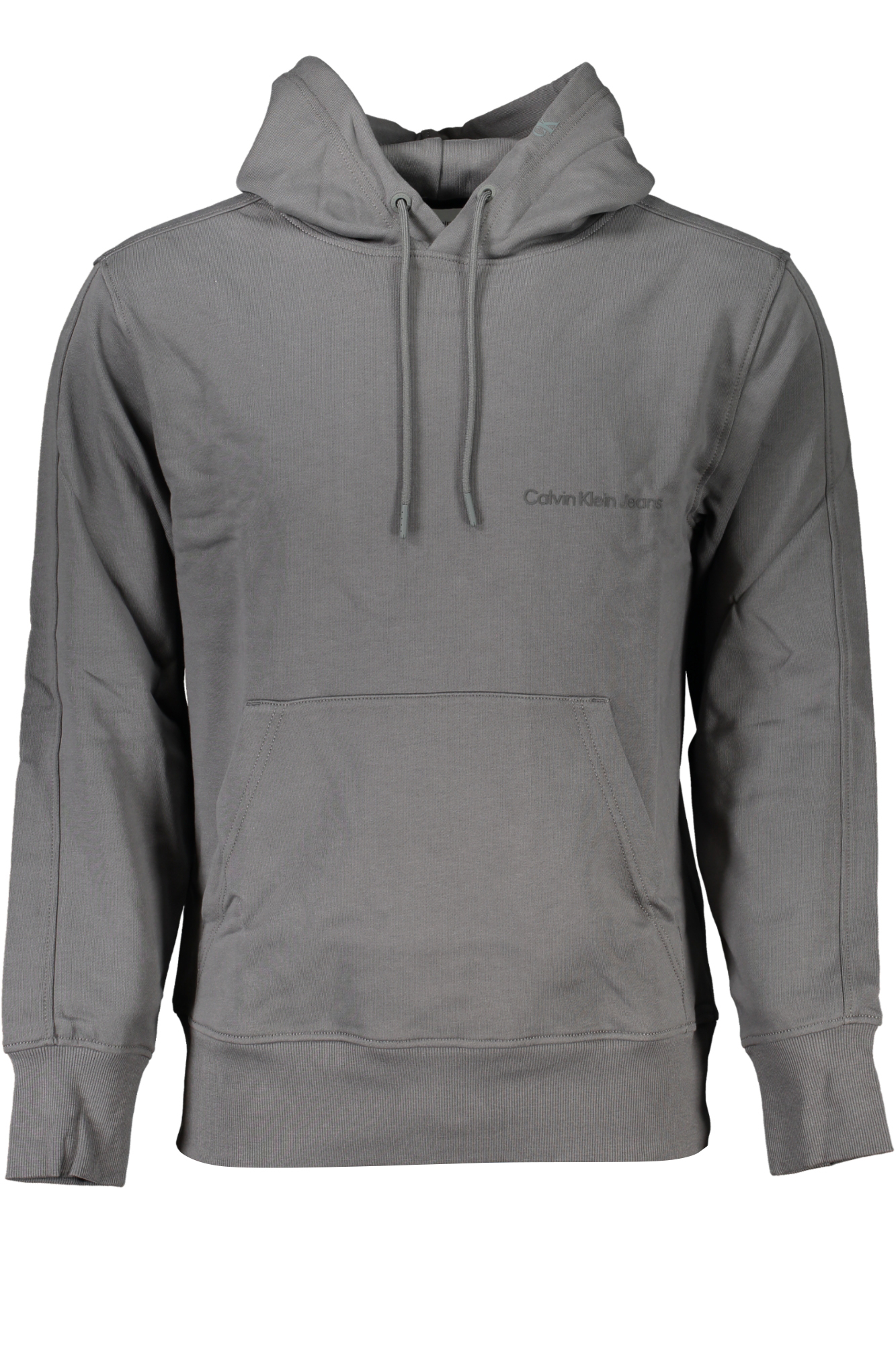 

Толстовка мужская Calvin Klein с карманом-кенгуру, серый