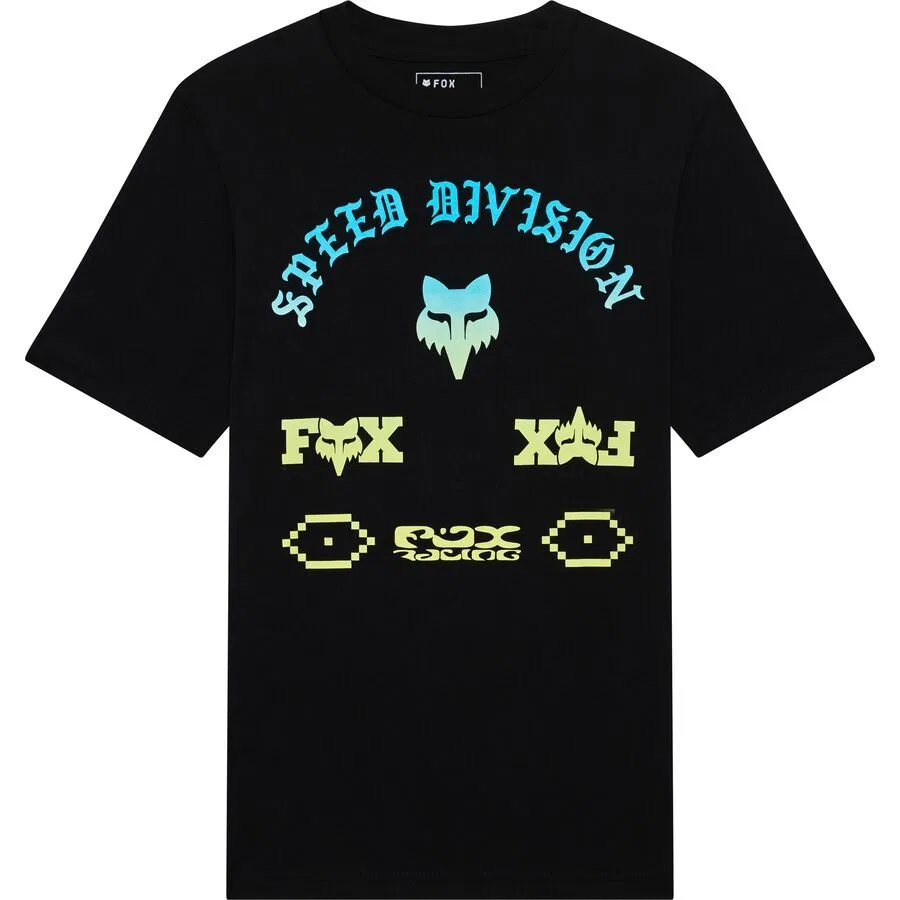 Футболка с изображением молодежного символа Fox Racing, Ultra Black
