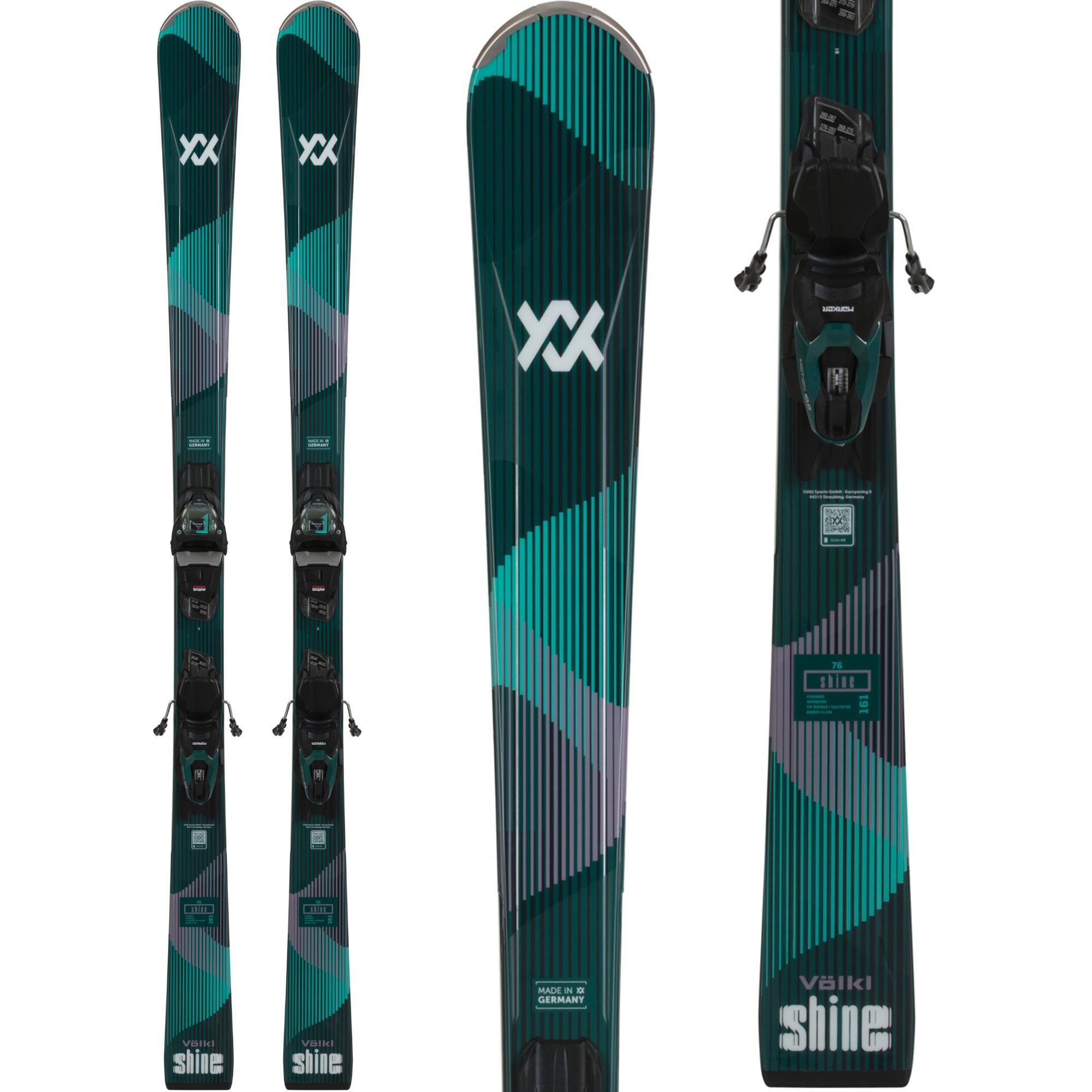 

Женские лыжи Shine 76 с креплениями VM 10, модель '26 Volkl, One Color