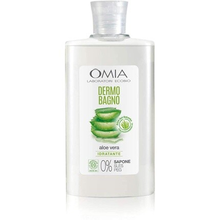 

Dermo Bio Bath с алоэ вера из Саленто Нежная и освежающая пена для ванн, дерматологически протестированная веганская формула без никеля, 400 мл, Omia