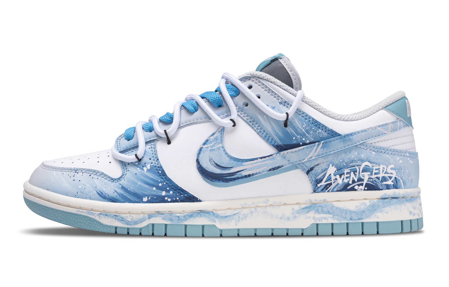 

Nike Кроссовки для скейтбординга мужские низкие синий белый