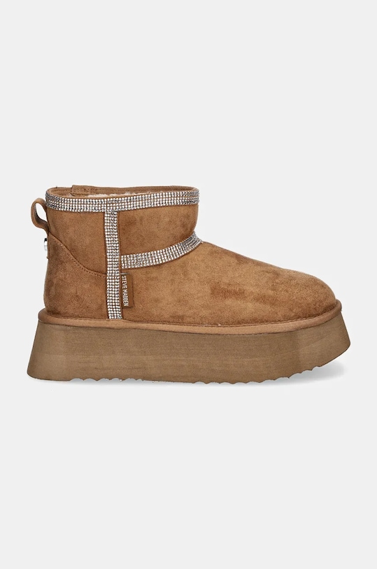 Женские зимние ботинки Steve Madden Campfire-R со стразами, бежевый — фото 2