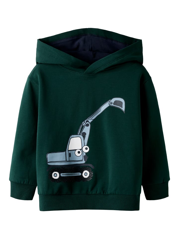 

Толстовка с капюшоном name it, зеленый