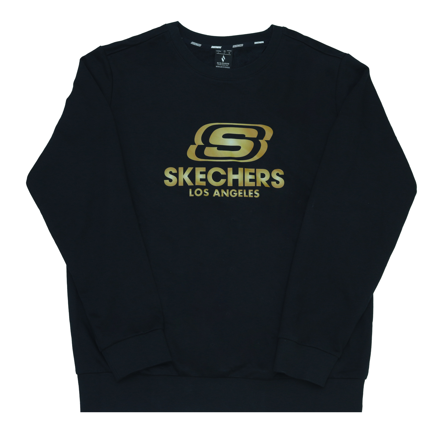 

Skechers Толстовка унисекс, черный цвет, круглый вырез, умеренный крой