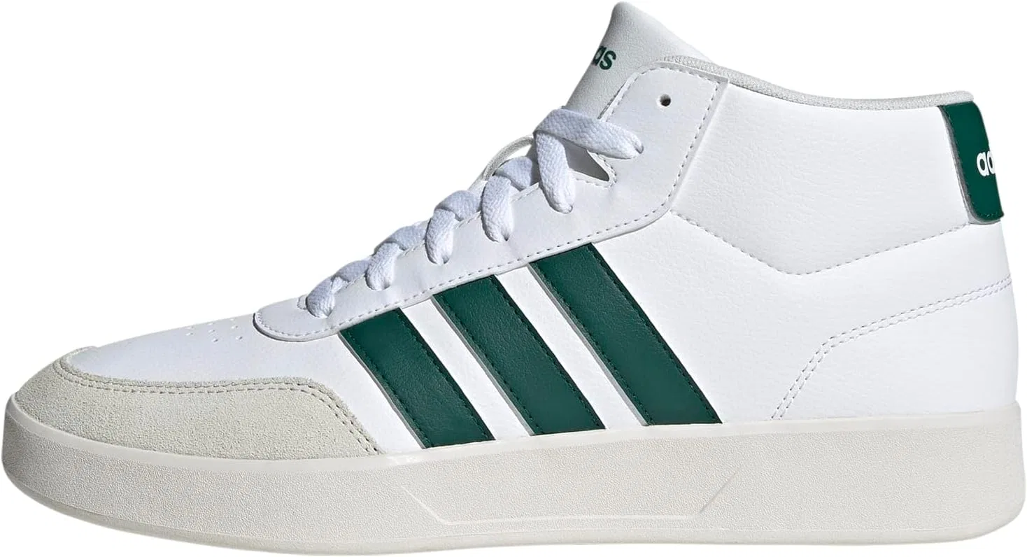Мужские кроссовки Adidas Breaknet Mid, Ftwr White Collegiate Green Core White