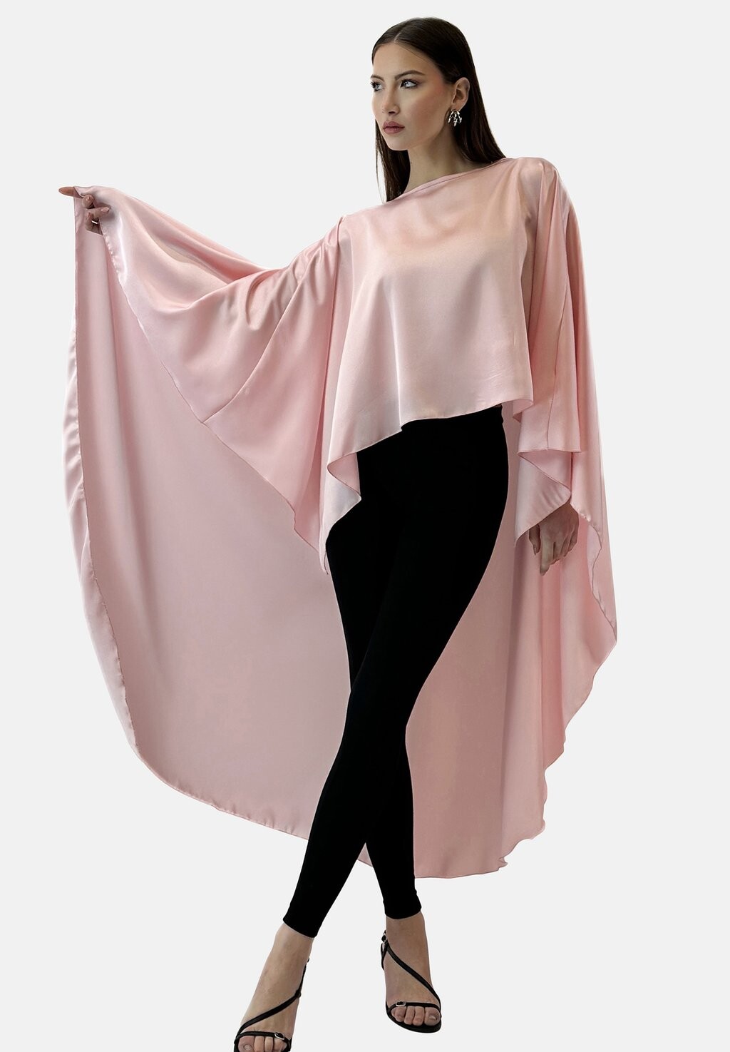 

Пончо ABAYA ABAYA Elara, розовый