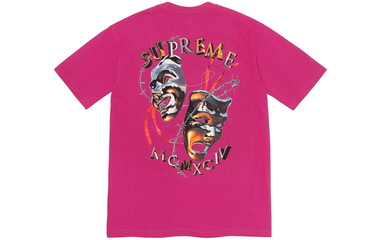 

Футболка унисекс Supreme, розовый