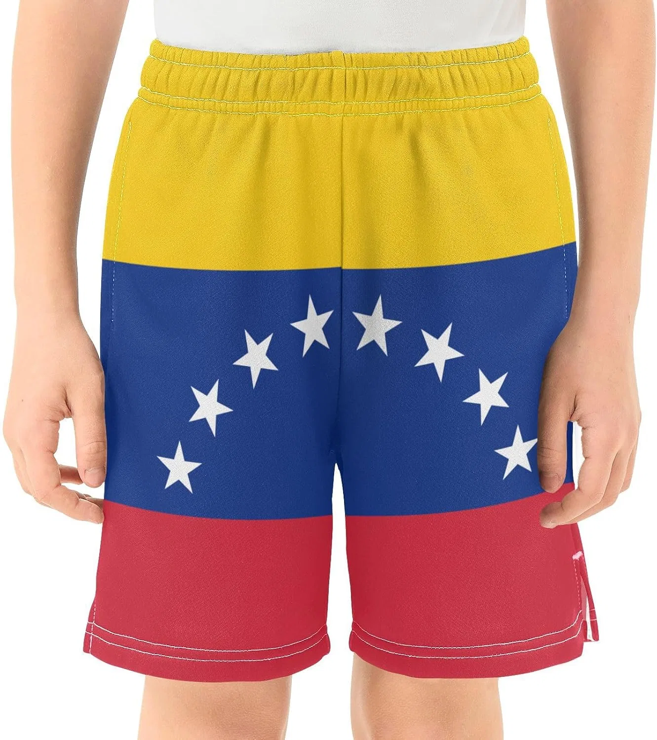 Детские шорты для активного отдыха GuoChe, цвет Venezuela Flag — фото 2