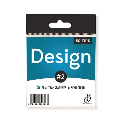 

Полупрозрачные насадки Bna Design № 02 - 50 насадок Beautynails