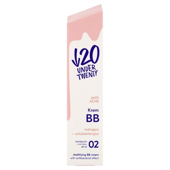 

Матирующий BB-крем 02 Natural, SPF10, 75 мл Under Twenty, Anti Acne
