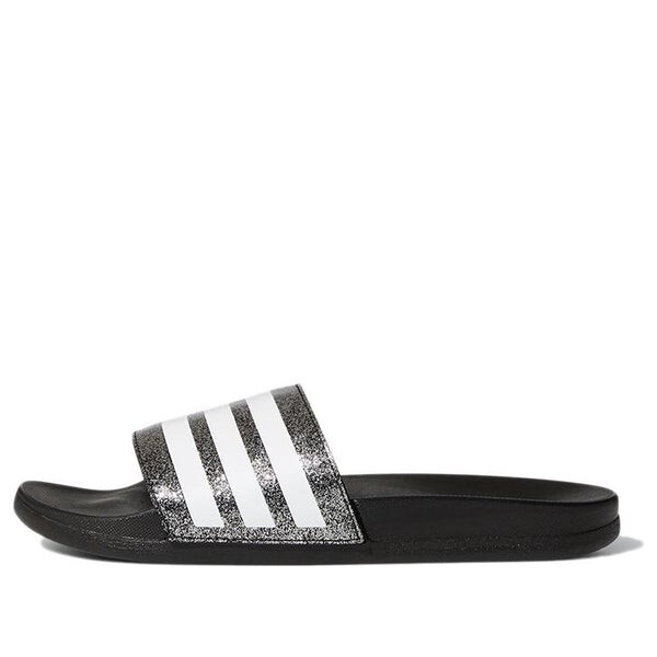 

Тапочки adilette comfort k black white slippers 'black white' Adidas, черный