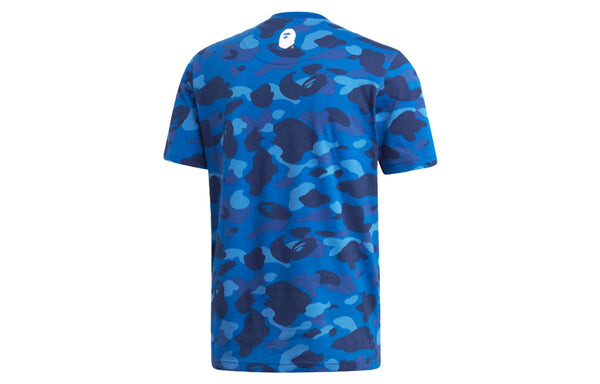 Футболка xa bathing ape adicolor camo футболка Adidas, синий — фото 2