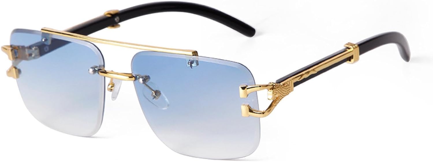 

Солнцезащитные очки с защитой от УФ-излучения UV400 | Градиентный синий, двойная перемычка | Для женщин и мужчин, для занятий спортом на открытом воздухе и вождения DSVIGF, 05