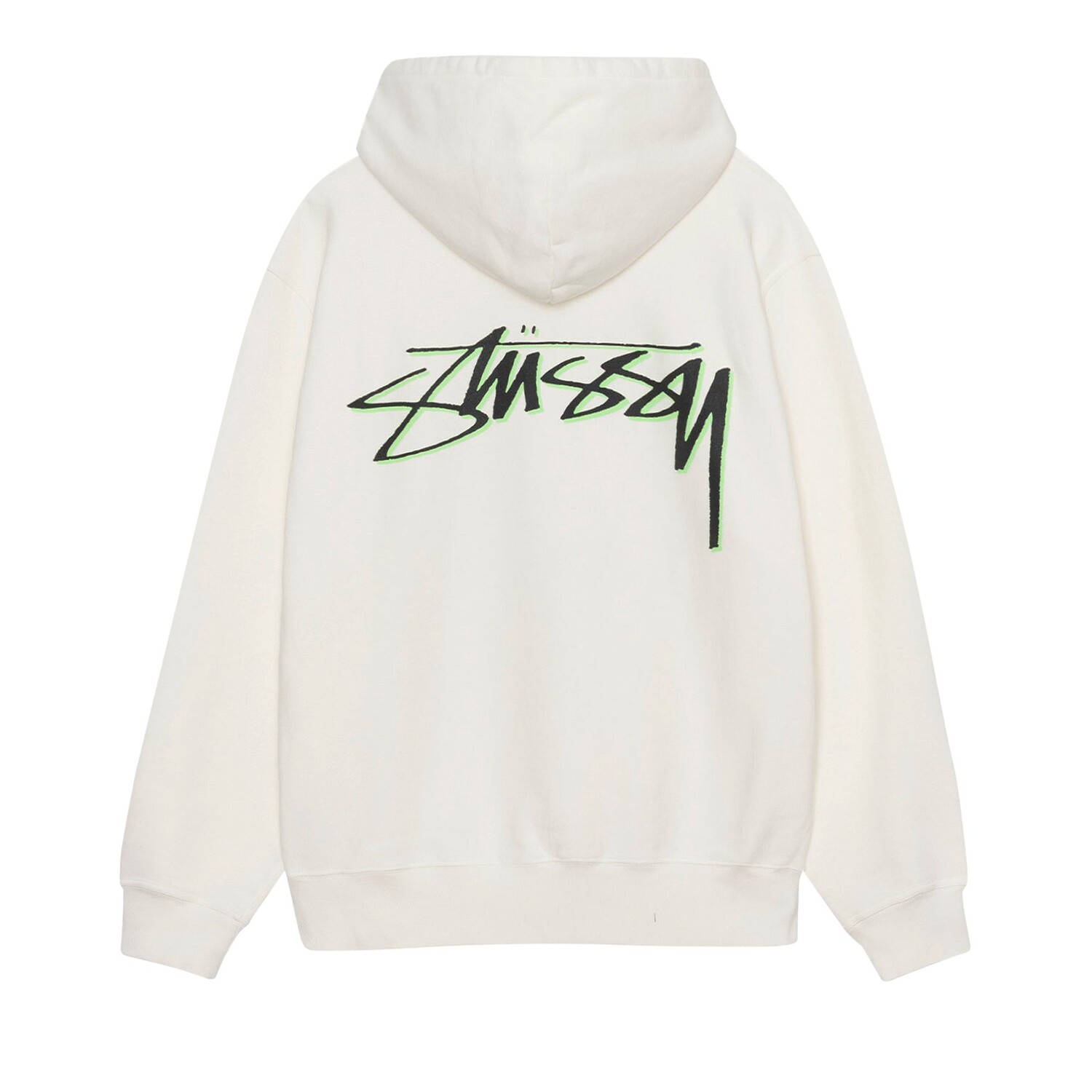 Худи Stussy x Our Legacy Drop Shadow, окрашенное в пигмент, цвет Натуральный — фото 2