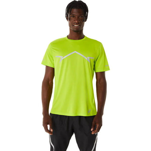 

Футболка lite show short sleeves top 'lime zest' Asics, желтый