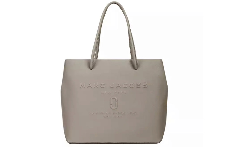 MARC JACOBS Женская сумка из коровьей кожи лаймово-серого цвета — фото 2