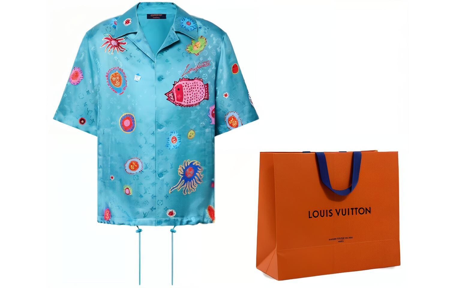 Яёи Кусама X Рубашка Мужская Louis Vuitton, цвет Shopping Bag Included — фото 2