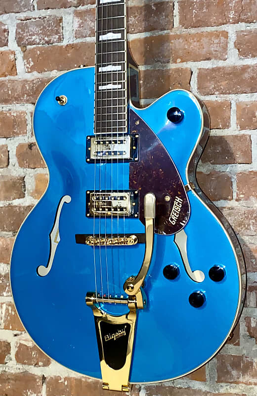 

Электрогитара Gretsch G2410TG Streamliner Hollow Body Single-Cut Guitar - Ocean Turquoise, Support Indie Music !