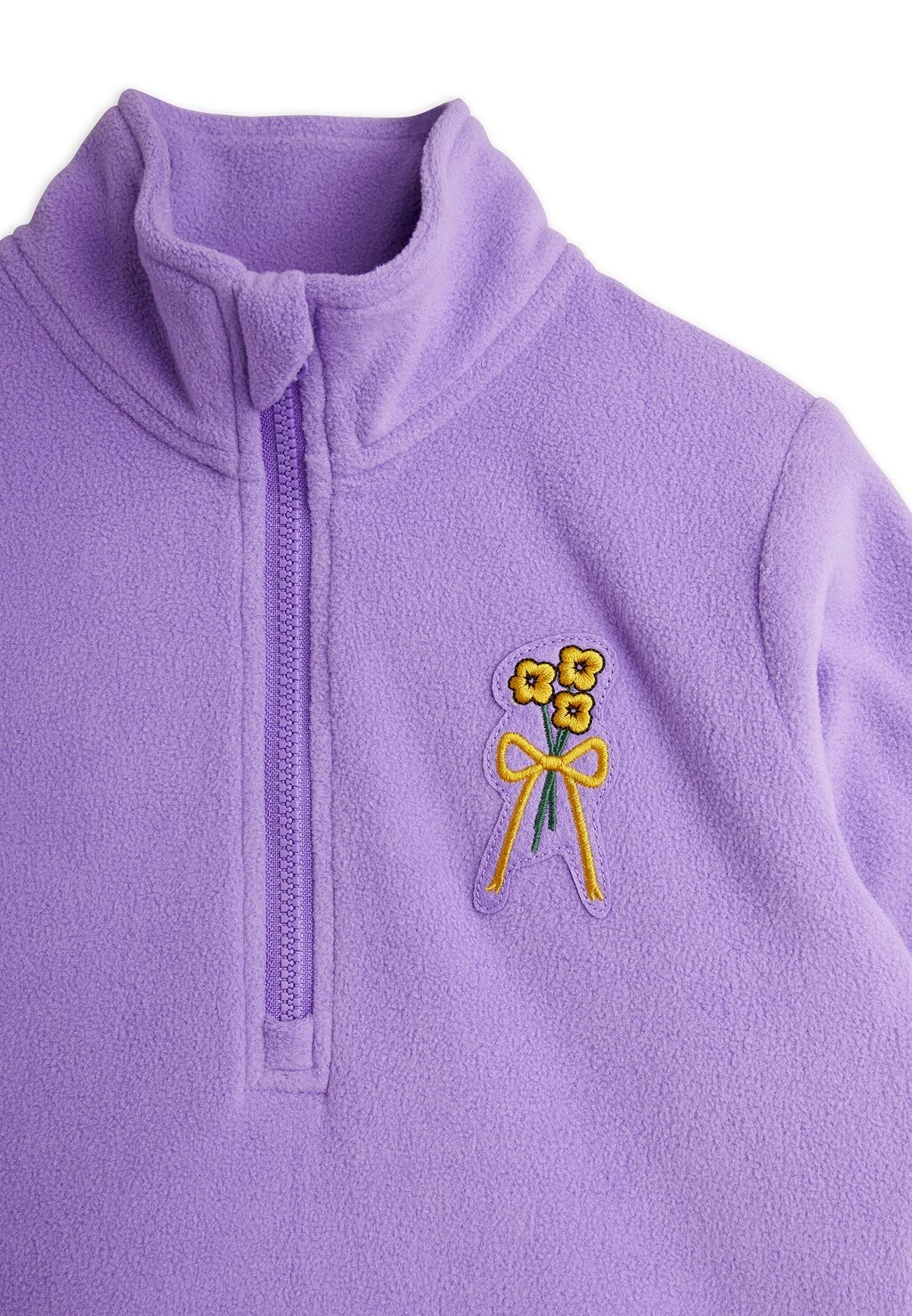 

Флисовый свитер WINTER FLOWERS ZIP UNISEX Mini Rodini, сирень