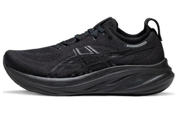 Кроссовки гель нимбус 26 ширина Asics, черный — фото 2