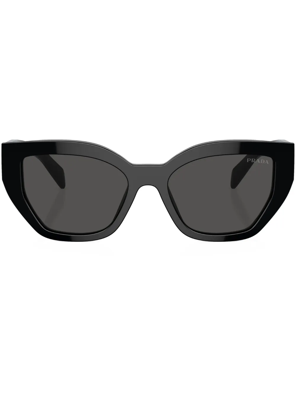 

Солнцезащитные очки в оправе 'кошачий глаз' с логотипом Prada Eyewear, черный