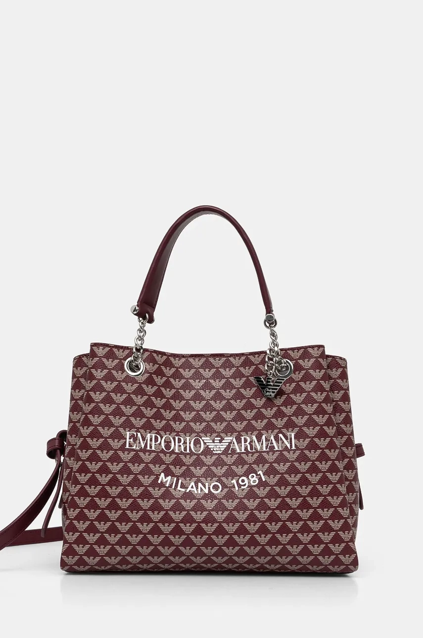 

Сумочка Emporio Armani, гранатовый, Красный, Сумочка Emporio Armani, гранатовый
