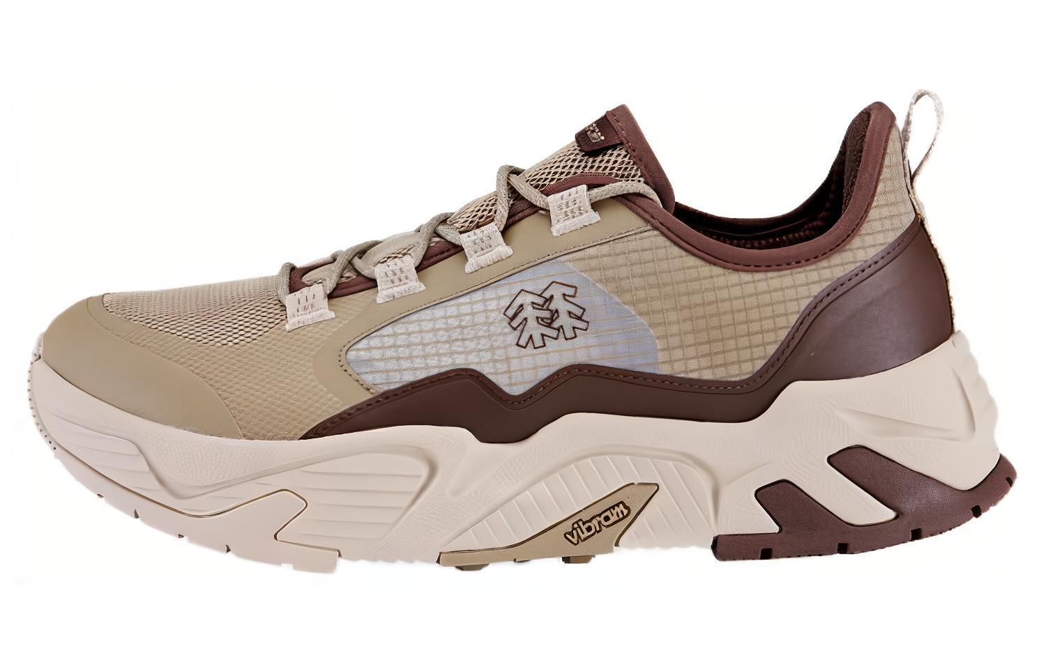 

KOLON SPORT Синупа амортизирующие износостойкие низкие треккинговые туфли мужские коричневые бежево-экрю, цвет Ecru