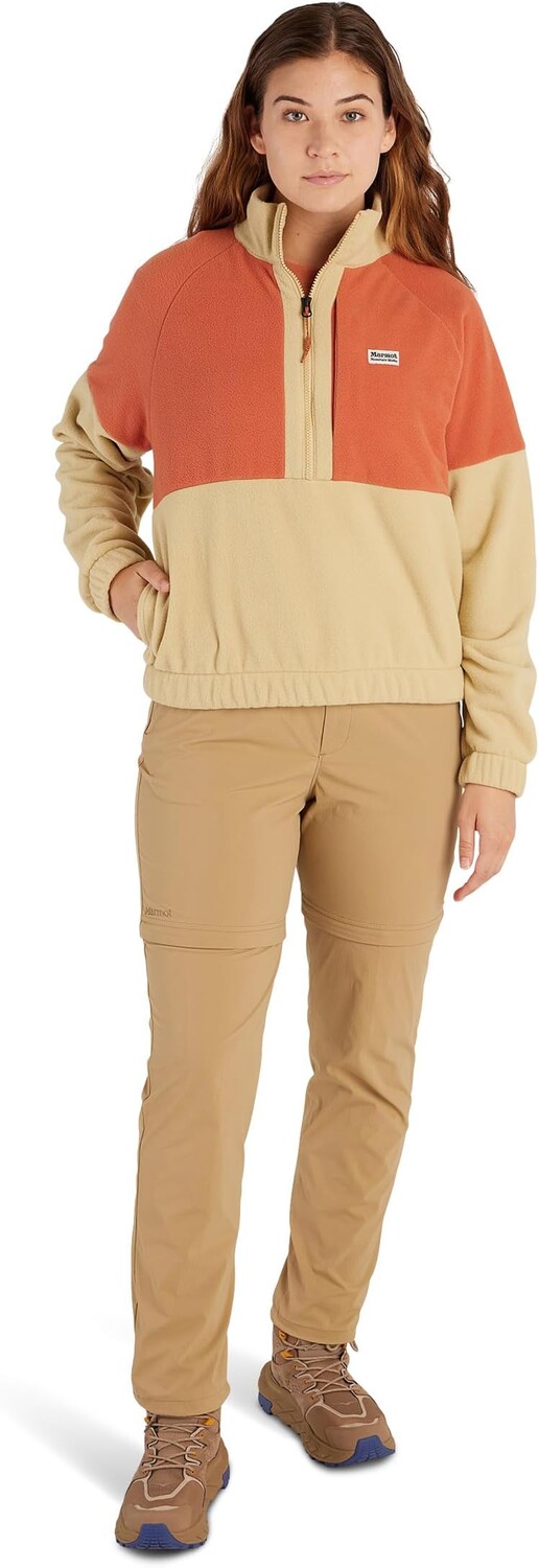 

Толстовка Marmot Retro Rocklin 1/2 Zip, цвет Light Oak/Auburn