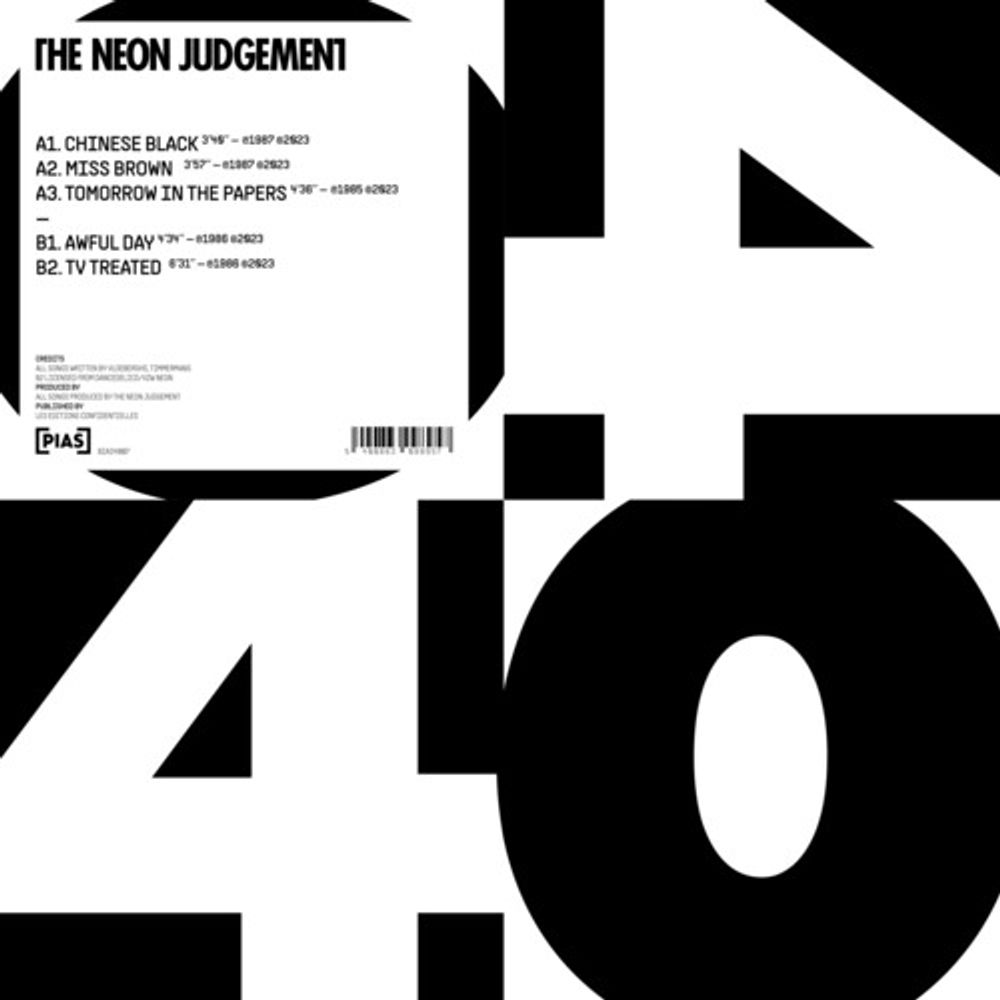 

Виниловая пластинка LP PIAS 40 (12") - The Neon Judgement