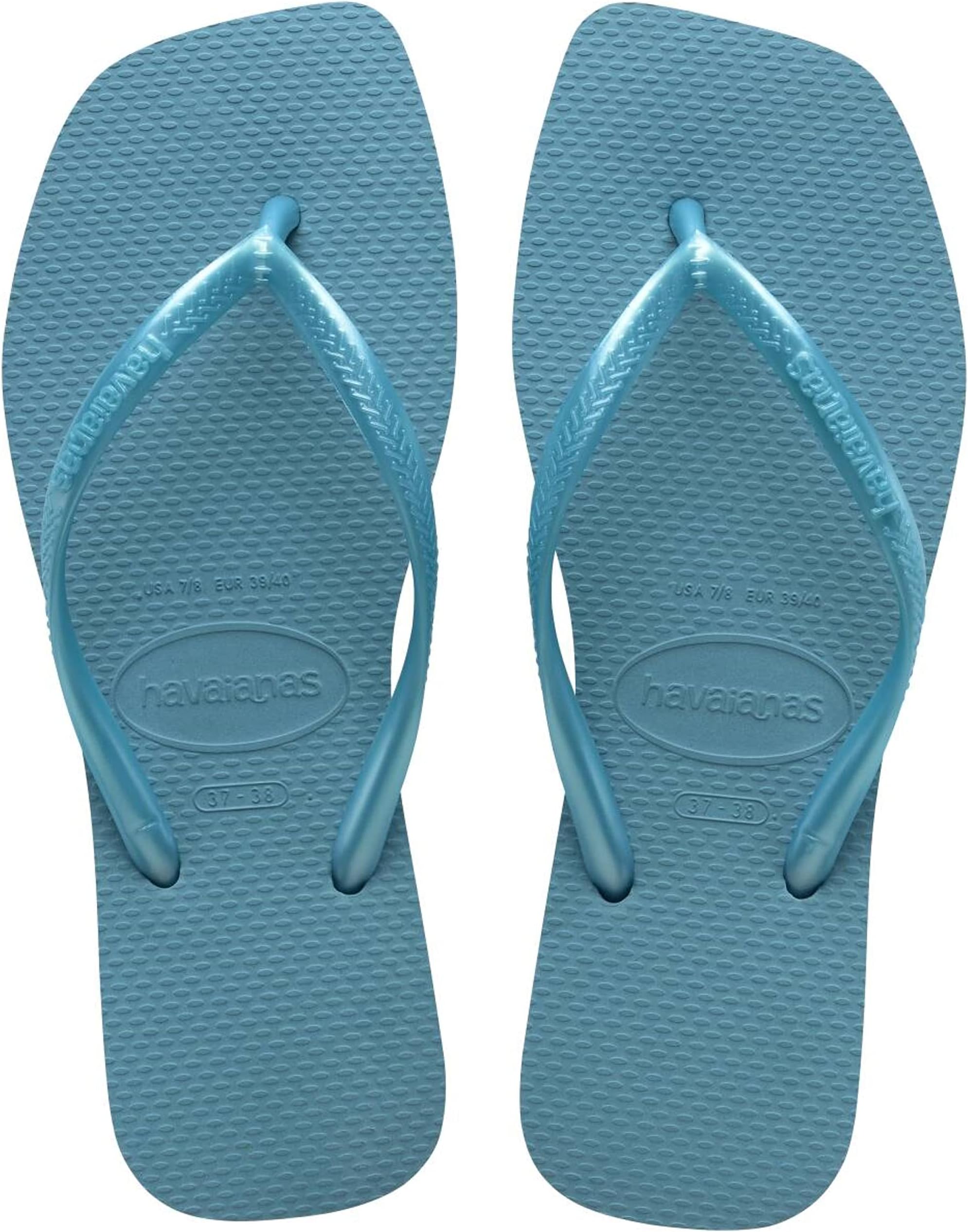 

Шлепанцы Slim Square Flip Flop Sandal Havaianas, цвет Tranquility Blue