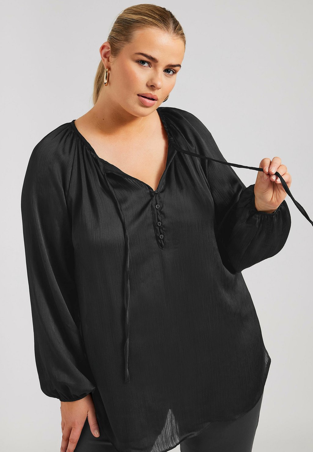

Блуза Yours Clothing, антрацит