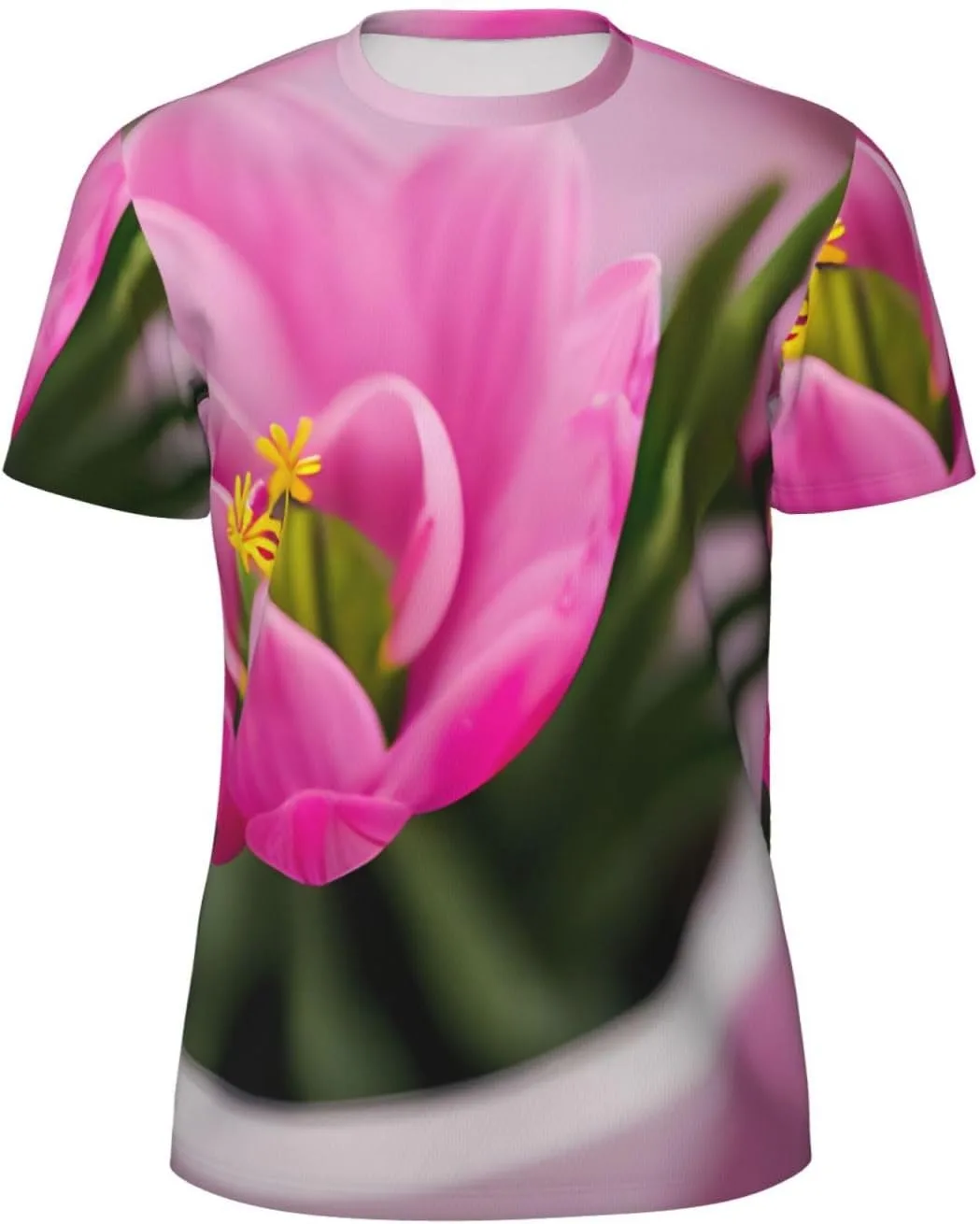 

Футболка мужская короткий рукав Spring is in The Air Print, легкая, дышащая SDFHU