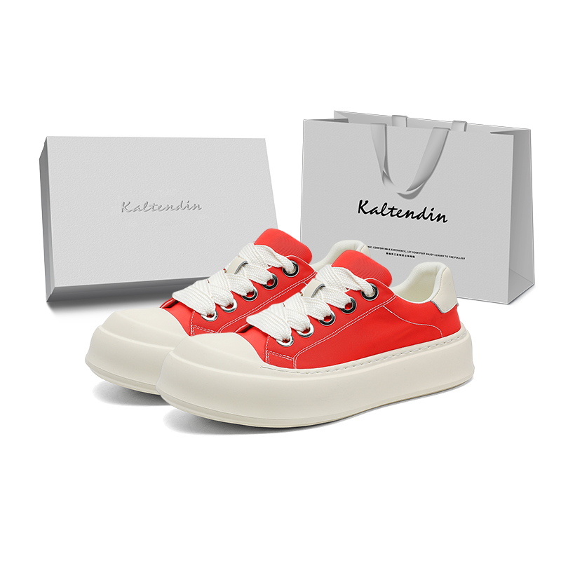 

Kaltendin Кроссовки для скейтбординга мужские с низким верхом красные, цвет Red