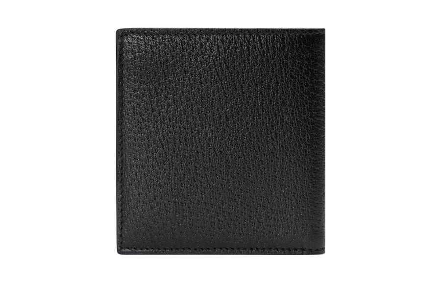 Кошелёк для карт GG Marmont из кожи мужской чёрный GUCCI — фото 2