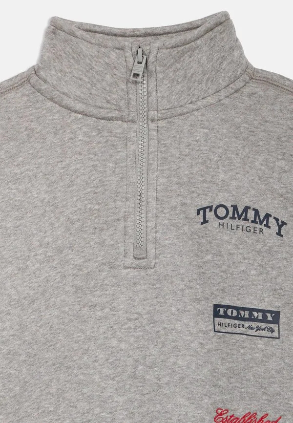 Толстовка с несколькими вариантами длины на молнии до середины груди Tommy Hilfiger, Mid Grey Heather — фото 3