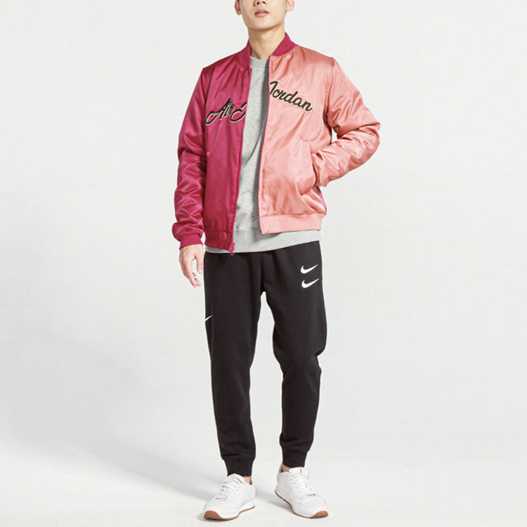 Футболка Nike AS M J REMASTERED HBR JKT NOBLE Red — фото 3