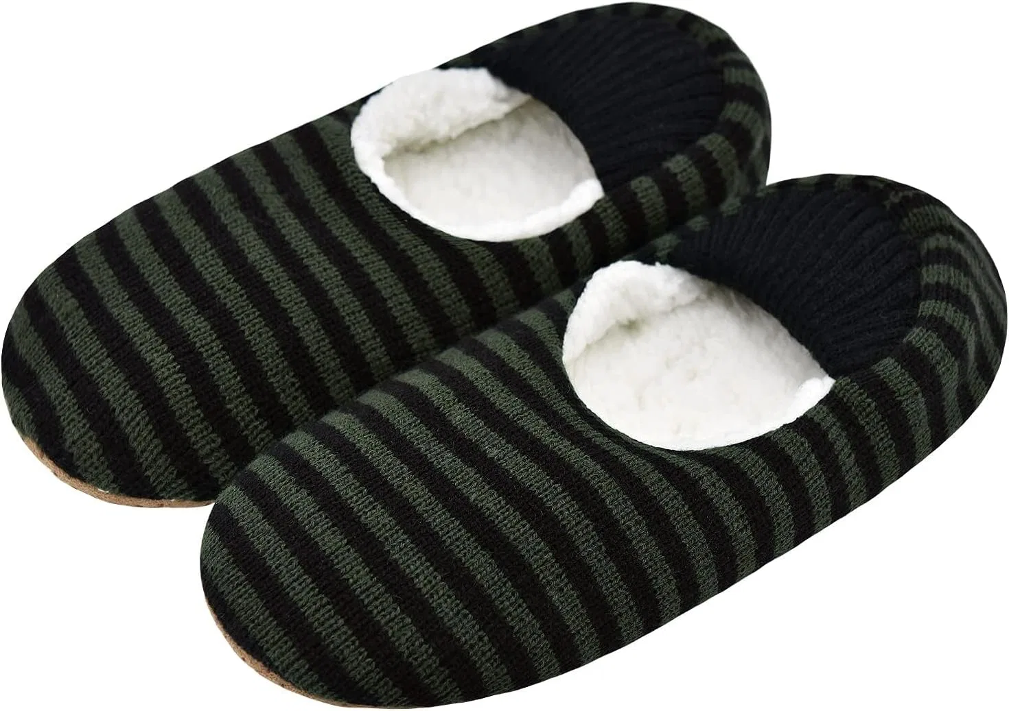 Тапочки с мягкой подошвой, Green Stripe VAGUKU
