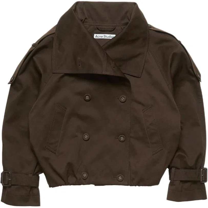 Тренч женский Acne Studios Chestnut Brown